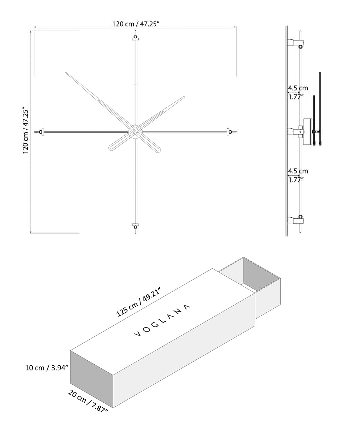 Size chart for Strato 120